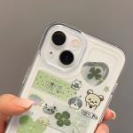 Cute Cartoon Inoues toros Rilakkumas Phone Case For Samsung A36 A26 A56 A55 A35 A25 A15 A05 A54 A34 A24 A14 A53 A33 Clear Cover