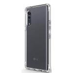 VIESUP Crystal Cellular Phone Case for LG Velvet 5G / G9, Transparent Shockproof Silicone Soft Case Cover with Camera Lens Protection