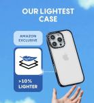 CASETiFY Compact iPhone 15 Case [4 ft. 2X Military Grade Drop Protection/Slim/Lightweight] - Cheetah Paradise Pink - Clear Black