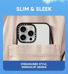 CASETiFY Compact iPhone 15 Case [4 ft. 2X Military Grade Drop Protection/Slim/Lightweight] - Cheetah Paradise Pink - Clear Black