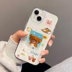 Cartoon Cute Rilakkumas Phone Case For Samsung A36 A26 A56 A16 A55 A35 A25 A15 A05 A54 A34 A24 A53 A33 Clear Cover