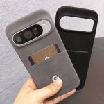 Luxury Business Sheepskin Insert Card Phone Case For Google Pixel 10 10Pro 9 9Pro XL 8 8Pro 8a Leather Protective Back Cover