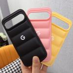 For Google Pixel 9 9a 9Pro 8 8Pro 7 7a 6 6a 6Pro 5 4 3 5A 4A 3A XL Soft Case Solid Color Liquid Silicone Down Jacket Phone Case