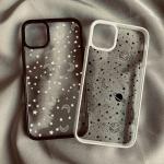 Phone Case For Samsung Galaxy S24 FE S25 S24 S23 S22 Ultra A06 A16 A54 A35 A15 A55 A52 A34 5G Starry Sky Half Moon Clear Cover