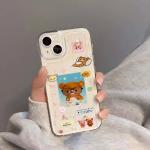 Cartoon Cute Rilakkumas Phone Case For Samsung A36 A26 A56 A16 A55 A35 A25 A15 A05 A54 A34 A24 A53 A33 Clear Cover