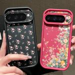 Romantic Flowers TPU Case For Google Pixel 8A 10 8 Pro 9 Pro XL 7A Shockproof Candy Color Silicone Phone Cover For Pixel 7 8 Pro