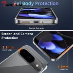 Clear Transparent Silicone Case for Google PIXEL 10 9 9A 8 8A 7 7A Pro XL Fundas Soft TPU Cover