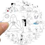 10/30/62PCS ​Emotional Breakdown Spoof Meme Stickers Funny Decals Skateboard Phone Notebook Helmet Waterproof Graffiti Kids Toys