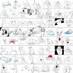 10/30/62PCS ​Emotional Breakdown Spoof Meme Stickers Funny Decals Skateboard Phone Notebook Helmet Waterproof Graffiti Kids Toys