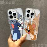 NEW Tom And Jerry Angry Cute Magsafe Case For Samsung Galaxy S25 S24 S23 S22 S21 Ultra Note10 Plus FE Magnetic Clear Hard Cover