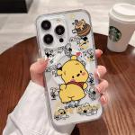 Disney Winnie Pooh Bear With Magsafe Case For Samsung Galaxy S25 Ultra S24 S20 FE S23 S22 Plus  Magnetic Hard Shell Cover WK455