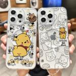 Disney Winnie Pooh Bear With Magsafe Case For Samsung Galaxy S25 Ultra S24 S20 FE S23 S22 Plus  Magnetic Hard Shell Cover WK455