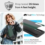 TUDIA DualShield Designed for Motorola Edge 5G UW Case, Shockproof Military Grade Slim Heavy Duty Tough Dual Layer Protection - Hunter Green