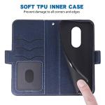 Phone Case for LG Stylo 5/5+/5V/Stylo5 Plus Folio Flip Wallet Case,PU Leather Credit Card Holder Slots Full Body Protection Kickstand Hard Hybrid Protective Phone Cover for LGStylo5 Stylus 5 DarkBlue