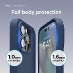 elago Compatible with iPhone 14 Pro Case, Liquid Silicone Case, Full Body Protective Cover, Shockproof, Slim Phone, Anti-Scratch Soft Microfiber Lining, 6.1 inch (Jean Indigo)