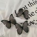 Ins Black Butterfly Mobile Phone Grip Holder Socket Pocket Support  for IPone Finger Ring Griptok Expanding Stand Cute Stands