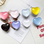 Korean 3D Stained Glass Crystal Ball Phone Holder Heart Retractable Finger Grip Tok Stand For iPhone Samsung Universal Bracket