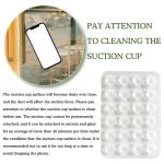 Transparent Suction Cup Silicone Phone Backed sticker Suction Pad phone holder Backed Adhesive Rubber Sucker Pad For Fixed Pad