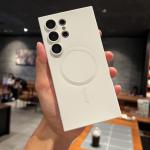 Luxury For Magsafe Magnetic Case For Samsung Galaxy S24 S25 S22 S23 Ultra Plus S20 S21 FE Note 20 A35 A55 A05 A15 Soft TPU Cover