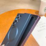 Luxury For Magsafe Magnetic Case For Samsung Galaxy S24 S25 S22 S23 Ultra Plus S20 S21 FE Note 20 A35 A55 A05 A15 Soft TPU Cover