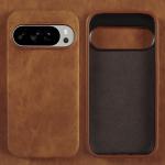 Fashion Solid Color Leather Case For Google Pixel 10 9 Pro XL 8 8A 7 7A 6 6A Pro Luxury Shockproof Armor Hard Back Cover Funda