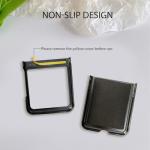 for Motorola Razr 2025/2024 Case with Lanyard+Ring+Hinge Protection, Cute Moto Razr 2025/2024 Phone Case, Shockproof Motorola Razr 2025/2024 Flip Phone Case for Women Brown