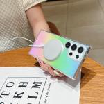 Gradient Laser Rainbow For Magsafe Magnetic Case For Samsung S25 S24 S23 S22 S21 S20 Plus Ultra FE A56 A36 A26 A55 A35 A54 Cover