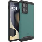 TUDIA Merge [Military Grade] Designed for Motorola Edge 2024 Case 5G - [Drop Tested] Dual Layer Shockproof Slim Heavy Duty Moto Edge 2024 Cases - Hunter Green