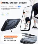 TORRAS Magnetic & Stand for Google Pixel 10 Pro XL Case, Fit for MagSafe & Pixelsnap, Military Grade Drop Protection, Slim for Pixel 10 Pro XL Phone Case with Sturdy Kickstand, Translucent Matte Black
