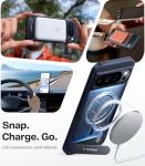 TORRAS Magnetic & Stand for Google Pixel 10 Pro XL Case, Fit for MagSafe & Pixelsnap, Military Grade Drop Protection, Slim for Pixel 10 Pro XL Phone Case with Sturdy Kickstand, Translucent Matte Black