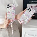 For Google Pixel 10 9 8 7 4 5 6 7 Pro A XL 4G 5G Hello Kitty Park Case With Rope