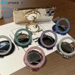 Luxury Glitter Mirror Magnetic Sticker rotating Phone Holder For Iphone 16 15 14 12 11 13 Promax for Samsung Xiaomi Huawei OPPO