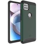 TUDIA DualShield Designed for Motorola One 5G ACE Phone Case 2021, [Merge] Shockproof Military Grade Dual Layer Tough Slim Heavy Duty Protection for Moto One 5G UW ACE Case - Hunter Green