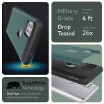 TUDIA DualShield Designed for Motorola One 5G ACE Phone Case 2021, [Merge] Shockproof Military Grade Dual Layer Tough Slim Heavy Duty Protection for Moto One 5G UW ACE Case - Hunter Green