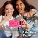 BENTOBEN for Magnetic Google Pixel 10 Pro Case,Cute Butterfly Pattern Phone Case for Pixel 10 Pro 2025 Compatible with MagSafe Translucent Matte Slim Shockproof Protective Women Girl Cover,Hot Pink