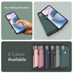 TUDIA DualShield Designed for Motorola One 5G ACE Phone Case 2021, [Merge] Shockproof Military Grade Dual Layer Tough Slim Heavy Duty Protection for Moto One 5G UW ACE Case - Hunter Green