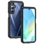 Lanhiem for Samsung Galaxy A16 5G Phone Case, IP68 Waterproof Dustproof, Built-in Screen Protector, Rugged Full Body Shockproof Protective Cover for Samsung A16 5G / 4G 6.7", Black/Clear