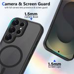 Case for Samsung Galaxy S25 S24 S23 S22 Ultra PLus S25FE S25Edge S24FE Matte Frosted Clear Shockproof Magnetic Magsafe Cover