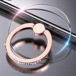 Diamond Cell Phone Ring Holder Stand Transparent Finger Grip Bracket Kickstand Clear Invisible Glitter Smartphones Stand Mount