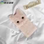 Cute Cat Ears Phone Case For Google Pixel 7 6 Pro 6 4 3A 3 2 XL 5A 4A 3A Plush Back Cover