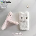 Cute Cat Ears Phone Case For Google Pixel 7 6 Pro 6 4 3A 3 2 XL 5A 4A 3A Plush Back Cover