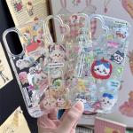 Y2K Anime Strawberry Phone Case For Samsung Galaxy S25 S24 S23 S22 S21 Note20 Edge Plus Ultra Lite 5G C-Chiikawas Shining Cover
