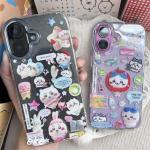 Y2K Anime Strawberry Phone Case For Samsung Galaxy S25 S24 S23 S22 S21 Note20 Edge Plus Ultra Lite 5G C-Chiikawas Shining Cover