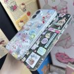Y2K Anime Strawberry Phone Case For Samsung Galaxy S25 S24 S23 S22 S21 Note20 Edge Plus Ultra Lite 5G C-Chiikawas Shining Cover