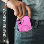 BENTOBEN Compatible with iPhone 16 Plus Case for Magnetic iPhone 16 Plus Phone Case [Compatible with Magsafe] Slim Translucent Matte Shockproof Bumper Drop Protection Girl Women Boy Cover, New Pink