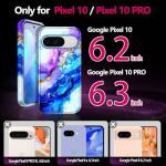 Casetego for Google Pixel 10/10 Pro Case,Compatible with MagSafe,[Military Grade Drop Test] Full Protection Slim Shockproof Women Girls Cover for Google Pixel 10/10 Pro,Azure Blue