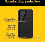 OtterBox Samsung Galaxy S25+ (Only) - Defender Series Case - Black - Screenless - Rugged & Durable - with Port Protection - Holster Clip Included - Microbial Defense Protection