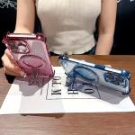 A 52 32 53 33 23 Glitter Butterfly Holder Plating Silicone Case For Samsung Galaxy A52 A32 A53 A33 A23 A13 A73 Shockproof Cover