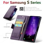 S24 Ultra Case for Samsung S25 Ultra S23 Case Samsung Galaxy S22 S21 Note10 20 Herder Luxury Business Leather Wallet Flip Cover