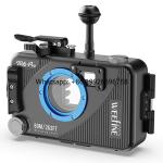 WEEFINE New TGPRO Housing for TG7/TG6/TG5 Camera scuba UW case With Built-in Vacuum System With 80M Waterproof Depth